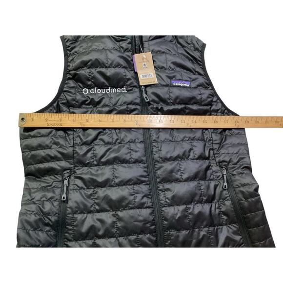 Patagonia Women's Nano Puff Vest "cloudmed" logo embroidered on the left chest M - Picture 6 of 7